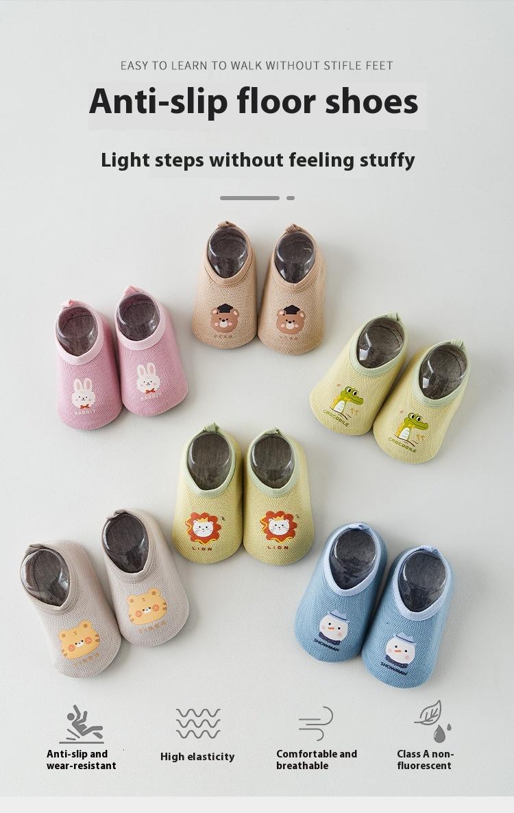 Product Introduction of Floor Socks for 1-3 Years Old, Spring and Summer Non-Slip Walking Shoes for Children, Baby Floor Shoes, Infant Shoes for 6-12 Months, Class A 1