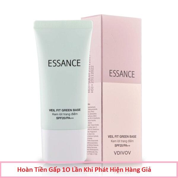 [CAM KẾT CHÍNH HÃNG - BAO TRẢ HÀNG HOÀN TIỀN] Kem lót trang điểm dưỡng trắng hiệu chỉnh tông da siêu mịn Essance Veil Fit Green Base SPF20/PA++ 30ml Mỹ Phẩm