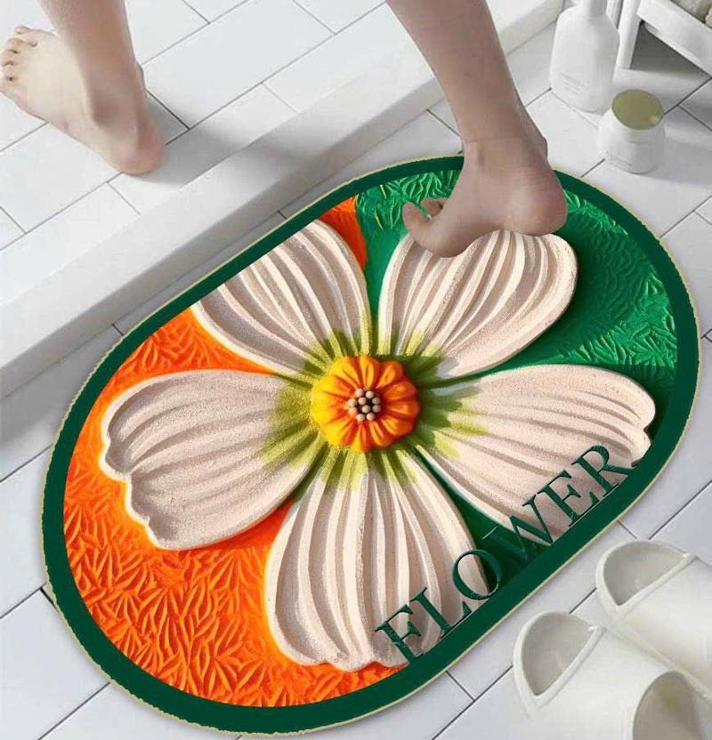 Product Introduction of COMBO 6 chiếc thảm lau chân hình hoạ tiếc hoa 5D .40x60 ( 6 HÌNH HOẠ TIẾT HOA NGẪU NHIÊN ) 19