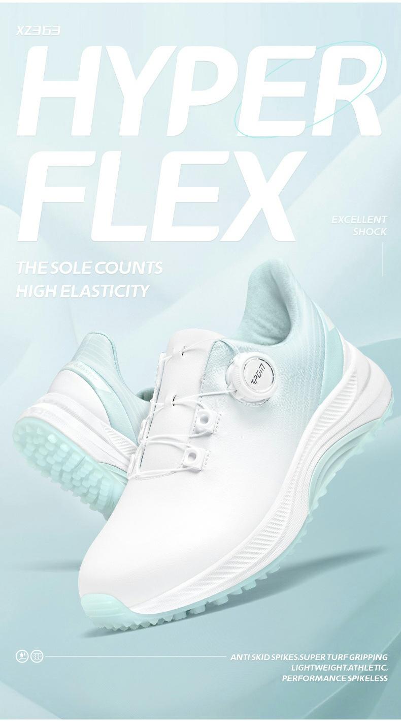 Product Introduction of [PGM] Golf Shoe Summer Women's Shoes Waterproof Knob Women's Sports Shoes Non-Slip Shock-Absorbing Lightweight Nail-Free Shoes Xz363 8
