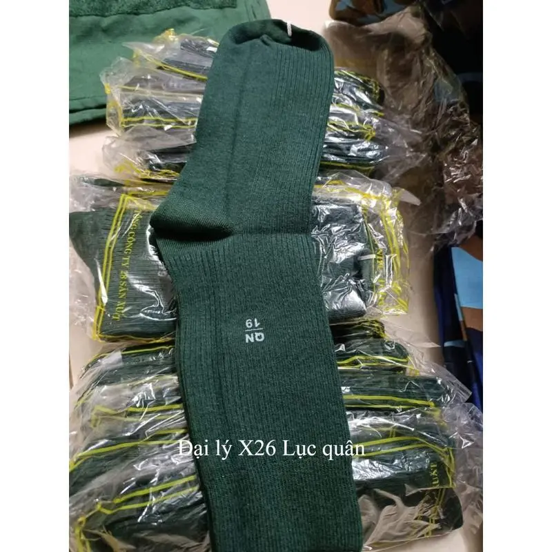 Tất cao cổ màu xanh rêu hàng chuẩn QN loại 1 5