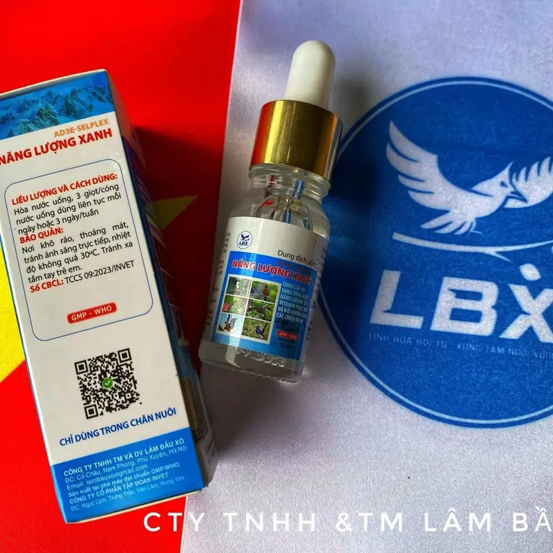 NĂNG LƯƠ.NG XANH Cấp Bổ Xung Tổng hợp Năng Lượng và vitamin Phục Hồi thể lực ( Sử dụng cho các loại chim cảnh ) 0