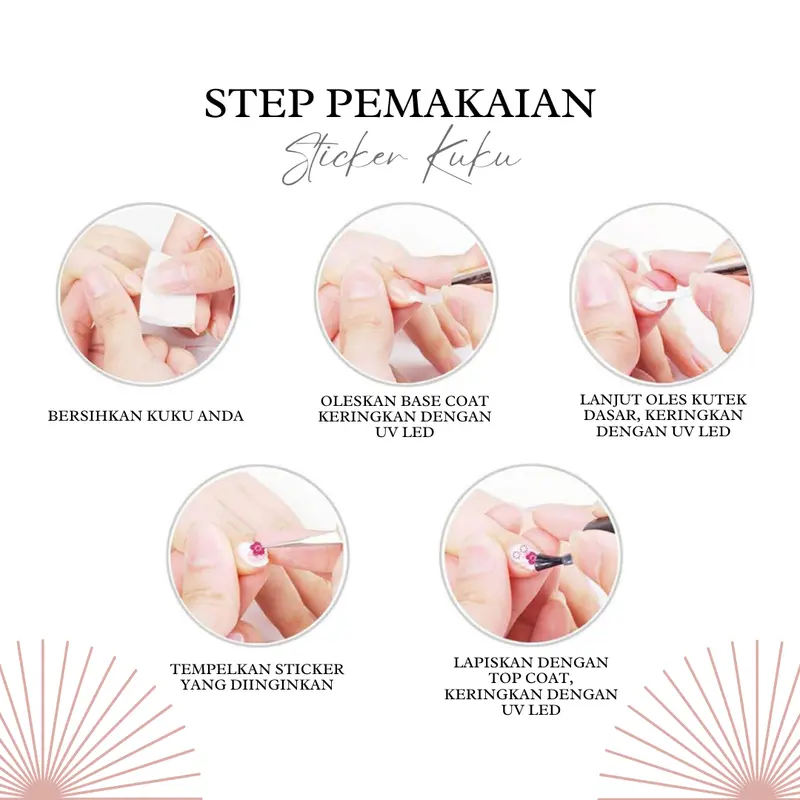 Stiker Kuku 3D Motif Laser Butterfly Minimalis/Stiker Kuku Kupu-Kupu Aesthetic Minimalis/Nail Art Decoration 3