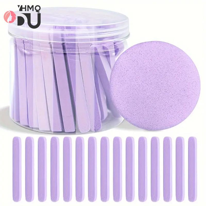 Miếng Bọt Biển Mặt, 36 Chiếc, Dành Cho Mọi Loại Da, Tẩy Tế Bào Chết Nhẹ Nhàng Và Tẩy Trang, Miếng Làm Sạch Chất Lượng Spa Tự Nhiên, Làm Sạch Sâu, Da Mịn