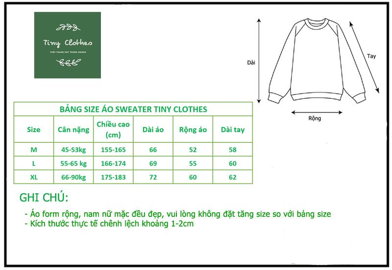 Product Introduction of Áo Sweater NKBISOV Nam Nữ Chất Nỉ 2Da Form Rộng Áo Dài Tay Thu Đông Nỉ Mềm Mịn Phong Cách Hàn Quốc 0