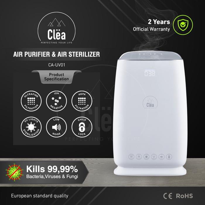 Jual Clea Air Purifier Pembersih dan Penjernih Udara Hepa 13 grade ...