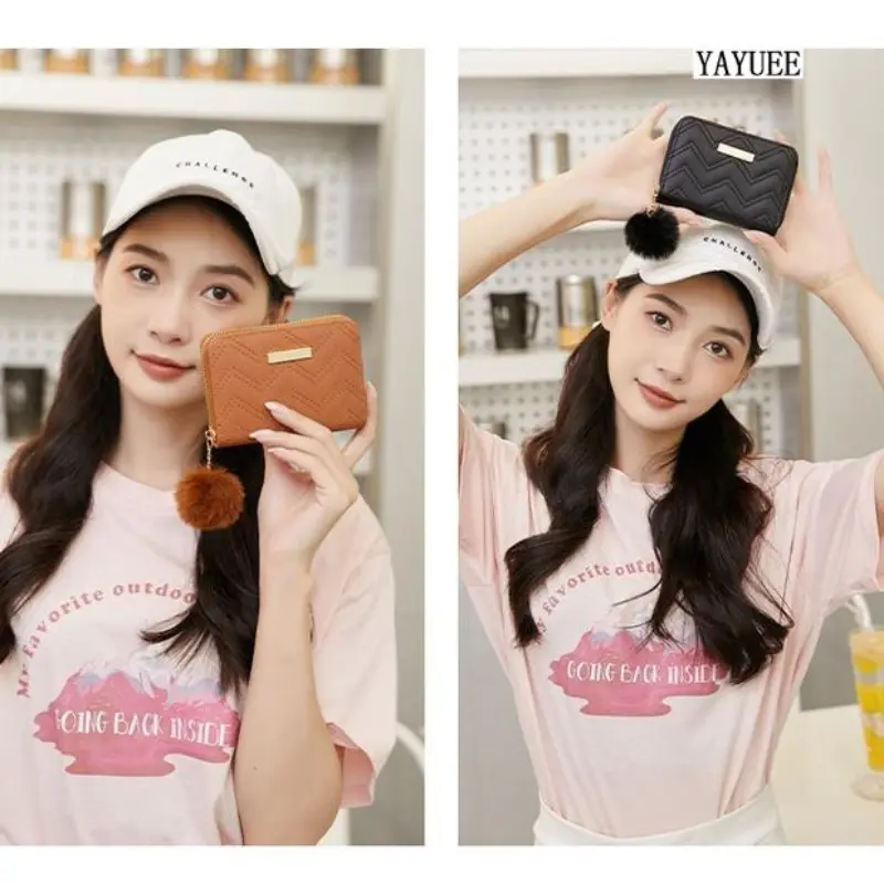 BLYJ024 # Ví ngắn Xu hướng, Đa chức năng, ví đựng tiền Xu, Cầm Tay, Kích thước nhỏ, dành cho phụ nữ, Ví 2300 Hình Chữ Nhật Wallet 5