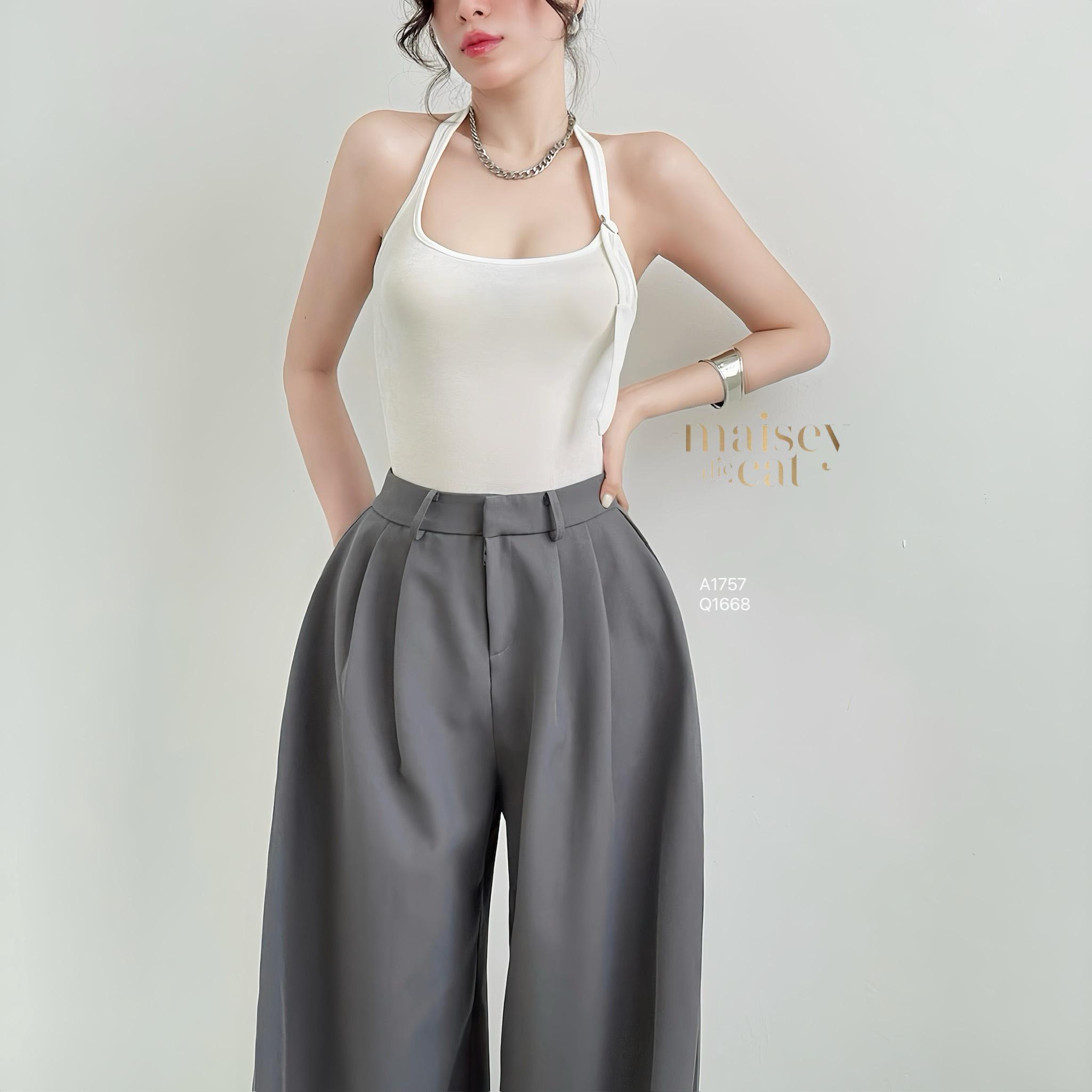 [MAISEY 1757] SET ÁO THUN KIỂU ĐƯỢC MIX VỚI QUẦN ỐNG SIÊU TO ĐẦY CÁ TÍNH