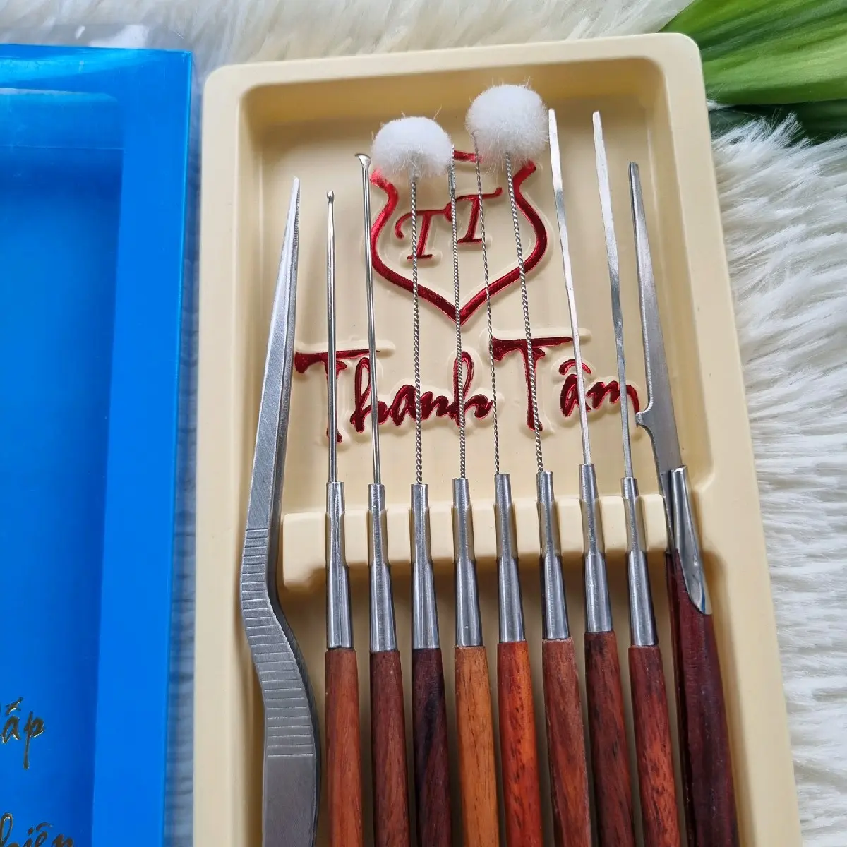 bộ lấy ráy tai thanh tâm cao cấp.bộ lấy ráy tai.dụng cụ lấyráy tai
