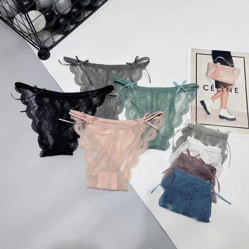 Combo 10 Quần lót nữ hai dây chất ren mềm mịn không lo dặm ngứa ngáy size từ 40-55kg( tách lẻ 5 quần) Women Voi