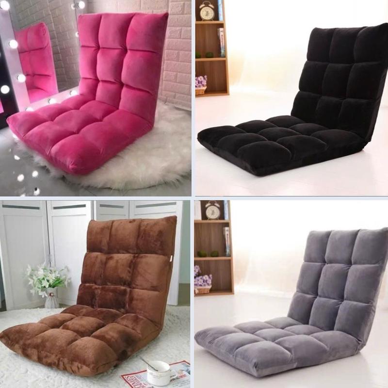 LOẠI 1 Ghế Ngồi Bệt Tatami Ghế Bệt Tựa Lưng 5 Cấp Độ Ghế Lười Nhung Mềm Mịn Ghế Lười Bệt Moon Decor