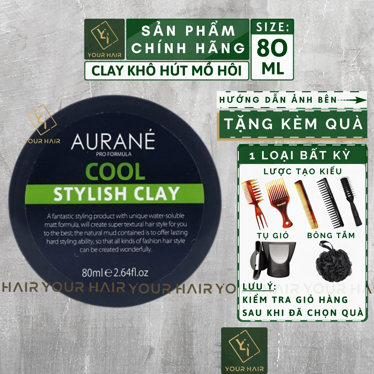 Sáp tạo kiểu Aurane Cool Stylish Clay
