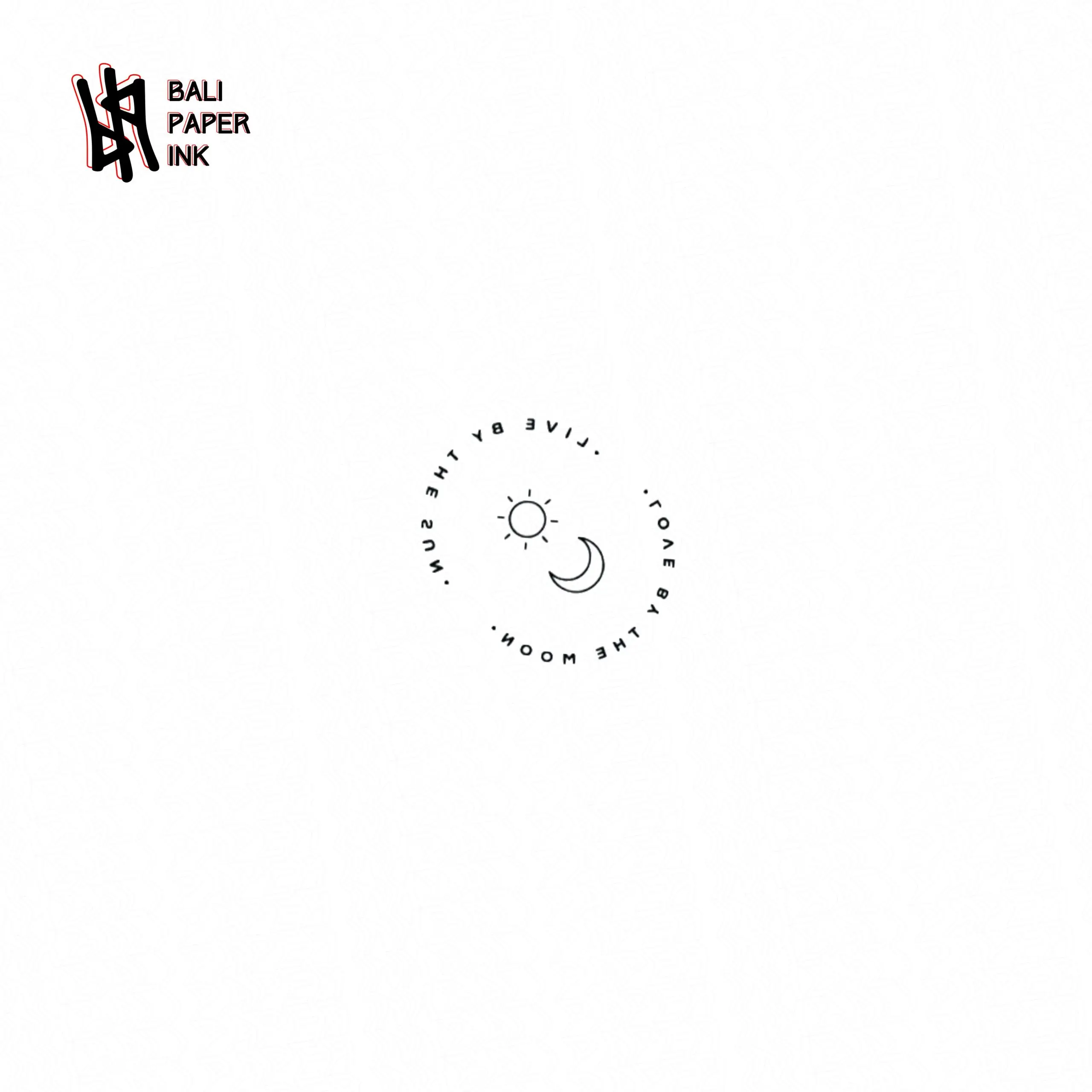 Tato Moon sun B042 Product Basic Temporarry Stiker Tato By Bali Paper Ink