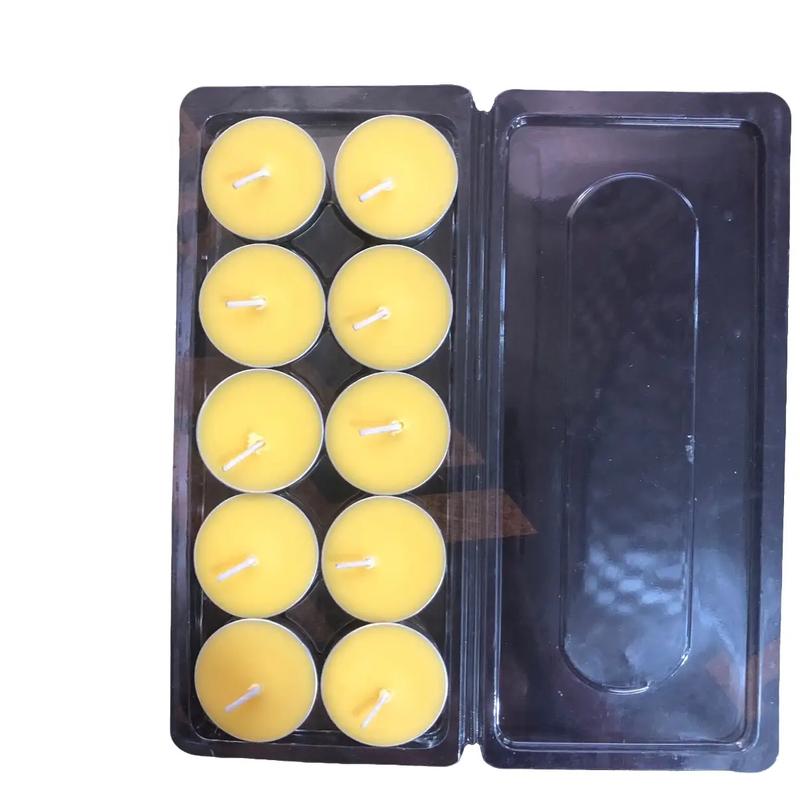Vỉ 10 viên nến bơ tealight cháy 2-3h - nến bơ Organic Minh Khang - nến nhỏ nến xu nhôm - nến sạch không khói Decor Nến Thơm Decor Phòng Trang Trí Nhà Dầu Thơm nến  gia công jaros  candle thắp bàn thờ