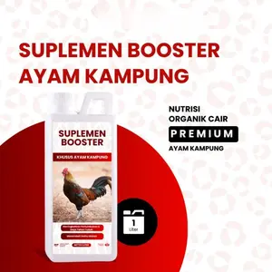 1L SUPLEMEN BOOSTER AYAM KAMPUNG PONJAWI  - SOC, NOC 1oo% Organik, Suplemen, Nutrisi, Vitamin