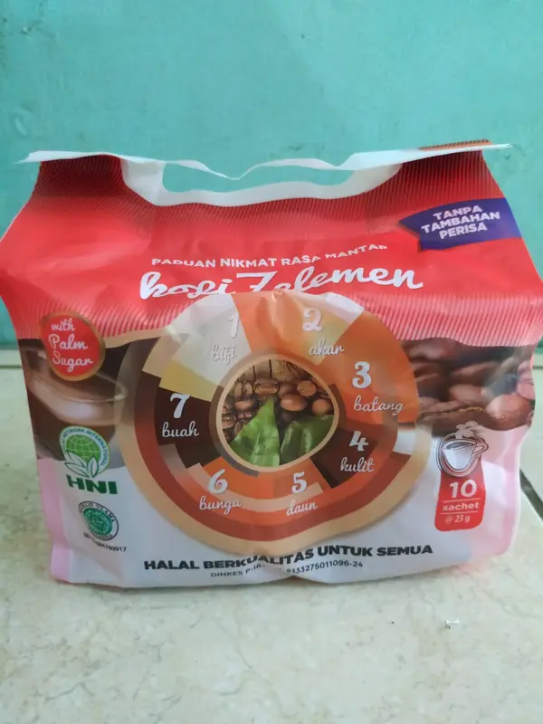 Kopi 7 Elemen HPAI Isi 10 sachet Minuman sehat yg menyerupai kopi tanpa zat perasa 1