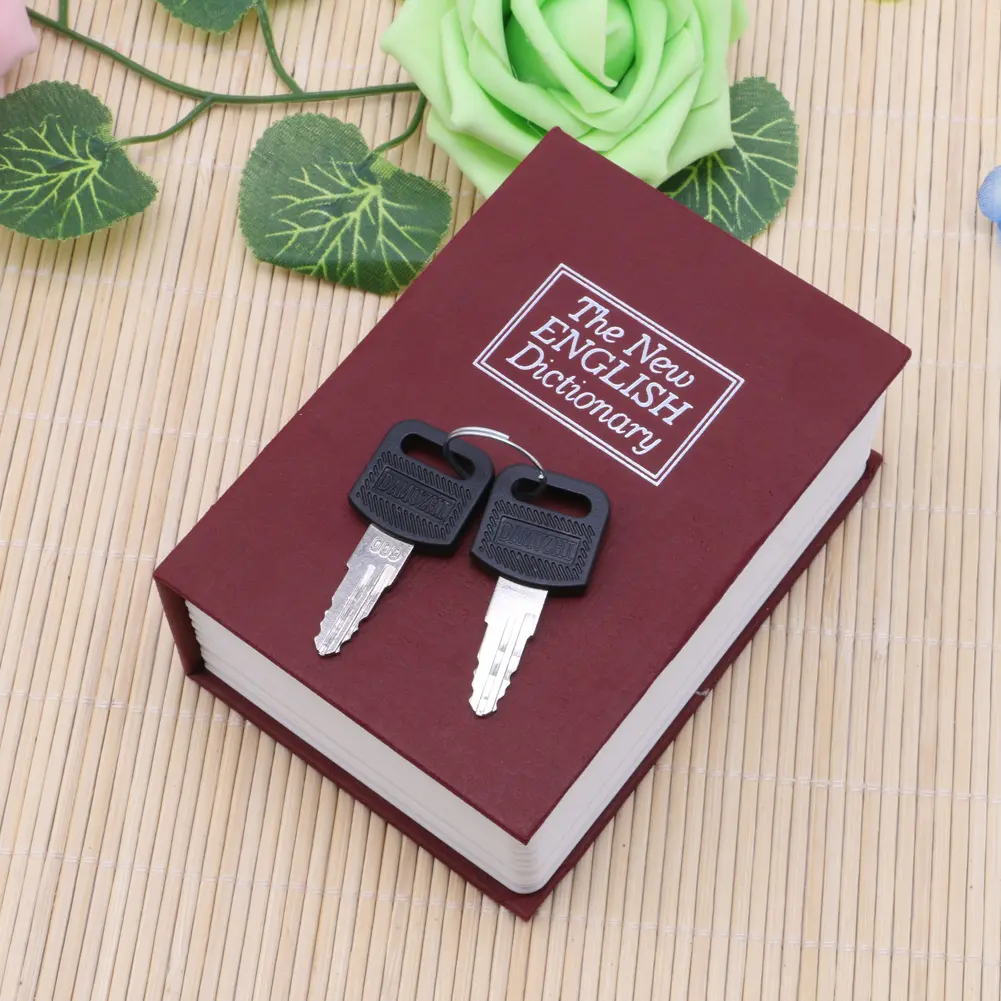 Lock Book Security Lock Dictionary Storage Box Diversion Book Safe