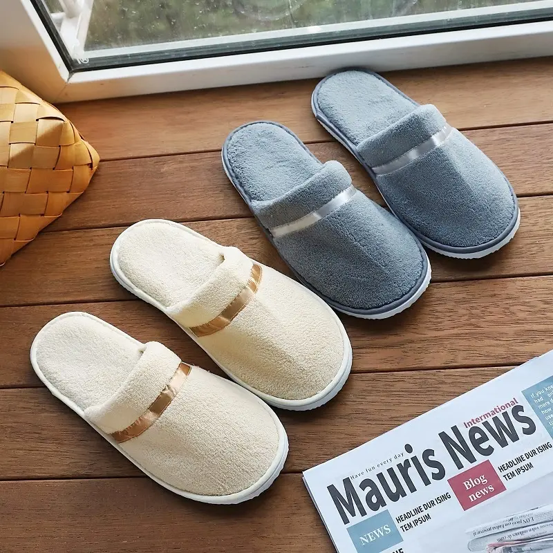 1pair High Quality Hotel Slippers bedroom Slippers Indoor pambahay slippers indoor slippers house