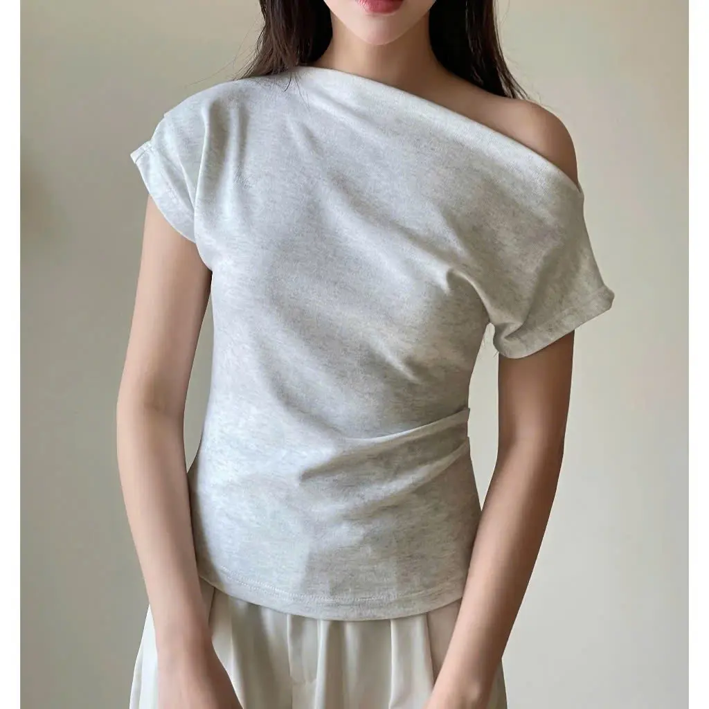 Áo Body Nữ Thắt Eo Cộc Tay Vải Lông Thỏ Loại Đẹp Mẫu Mới Hot 2024, Áo Trễ Vai Nữ Phong Cách Hàn Quốc m08