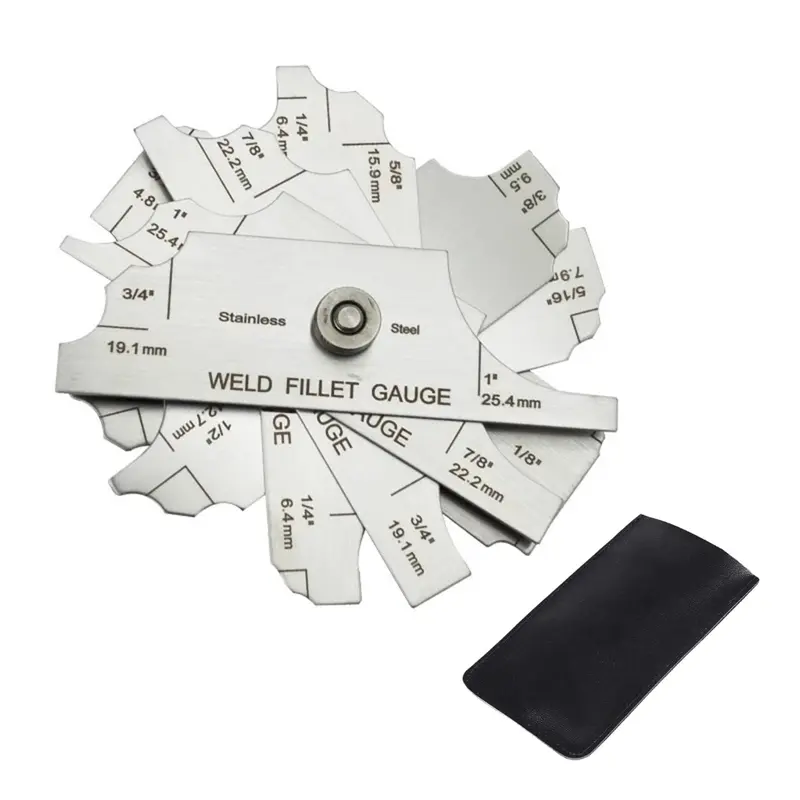 Fillet Weld Gauge Inspection Tool Set with Double Scale for Engineers ...