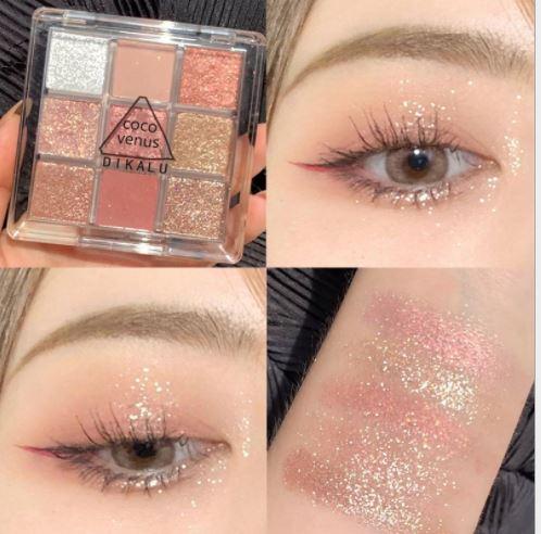  Bảng phấn mắt DIKALU COCO VENUS 9 ô NHŨ KIM TUYẾN 