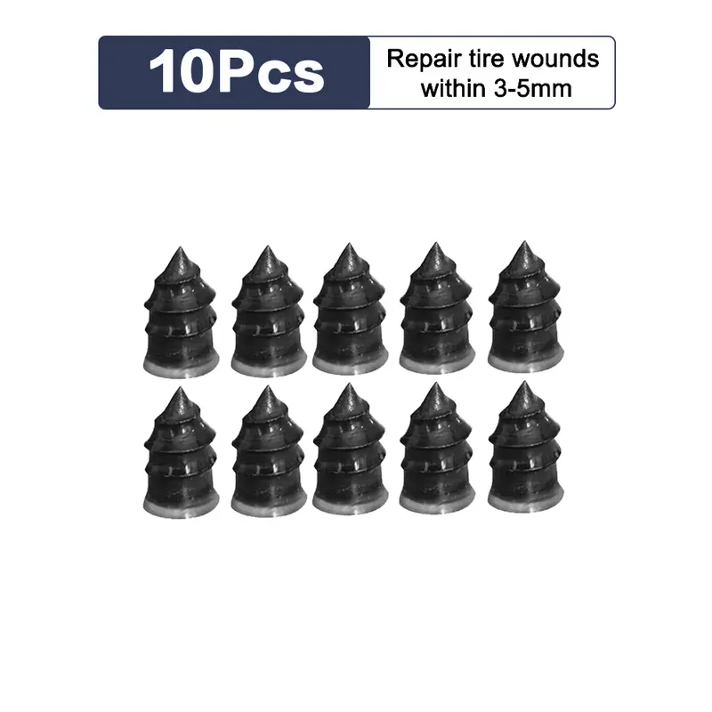 10 Pcs /Paku Reparasi Ban /Sekrup Reparasi Ban Mobil Dan Sepeda Motor Ban vakum Nails Tire Repair Car 6