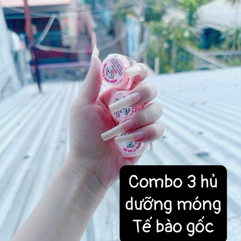 COMBO 3 HỦ DƯỠNG DÀI MÓNG TẾ BÀO GỐC, DƯỠNG DÀI MÓNG TAY CHÂN , CỨNG MÓNG , DƯỠNG NAIL serum duong