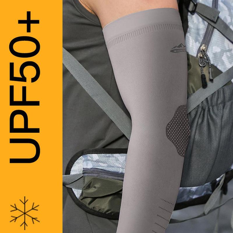 Product Introduction of 1pair Polyester Fibre Sports Arm Sleeve Summer Outdoor Cycling Ice Silk Sun Protection Sleeve Breathable 30