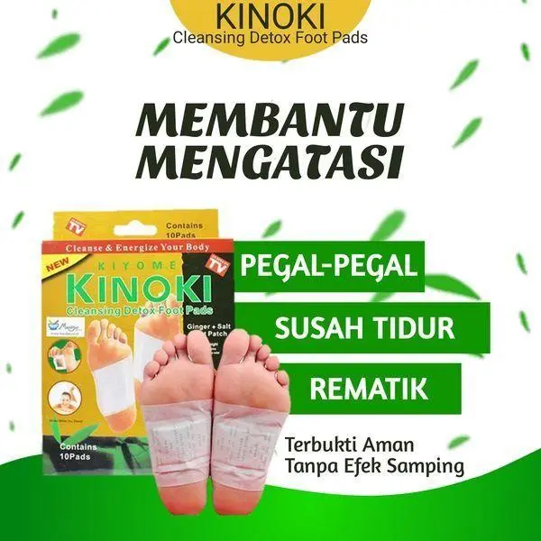 KINOKI MASKER KAKI DAN DETOX TUBUH Masker Kaki / BACA DESKRIPSI