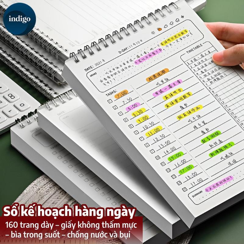 Kế hoạch hàng ngày / hàng tuần, Sổ tay để bàn, Sổ lá rời lật lên A5, Biên bản, TO DOs