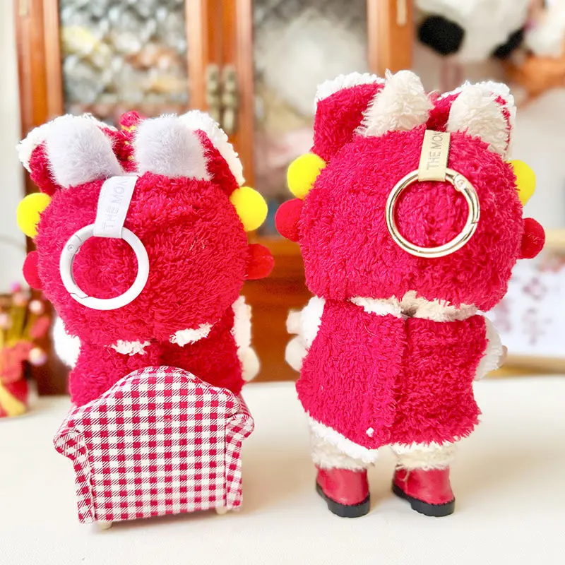Quần Áo Búp Bê Labubu, HF, Bộ Đồ Năm Mới, Thời Trang Mini, Móc Chìa Khóa, Quần Áo Búp Bê, Dễ Thương Và Tinh Tế, Phụ Kiện Đồ Trang Trí, Thích Hợp Cho Búp Bê 15 / 17CM, Chỉ Quần Áo 5