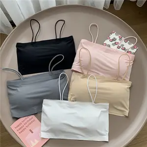 [KKgallery] Bra Crop Wanita Model Seamless Bahan Ice Silk BH Fashion Korea 1005