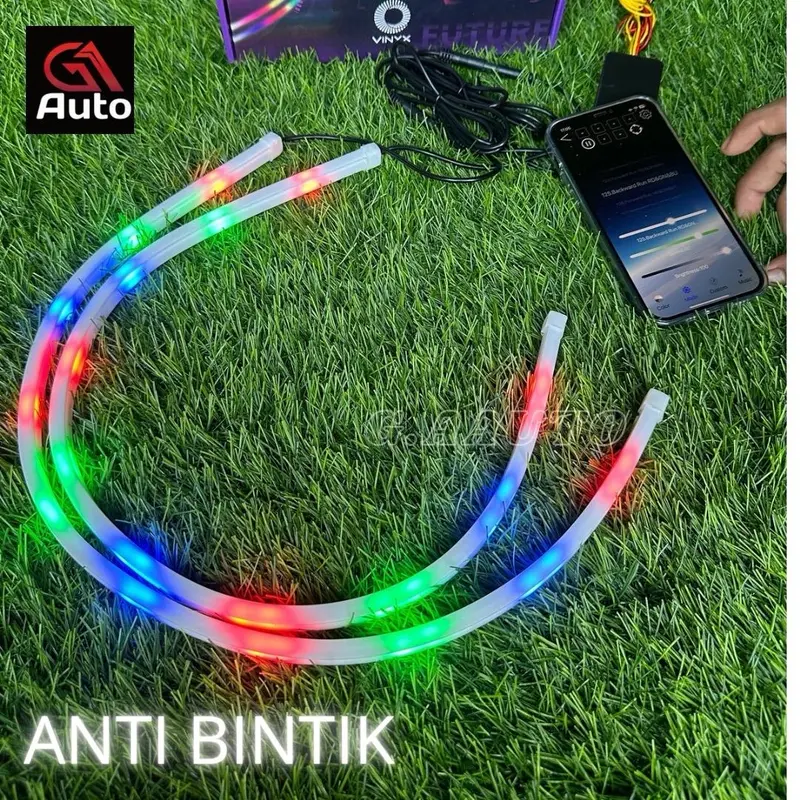 Alis RGB Matrix Vinyx Premium Anti Bintik Connect APP RGB Matrix Mobil Motor 30 60 cm 2