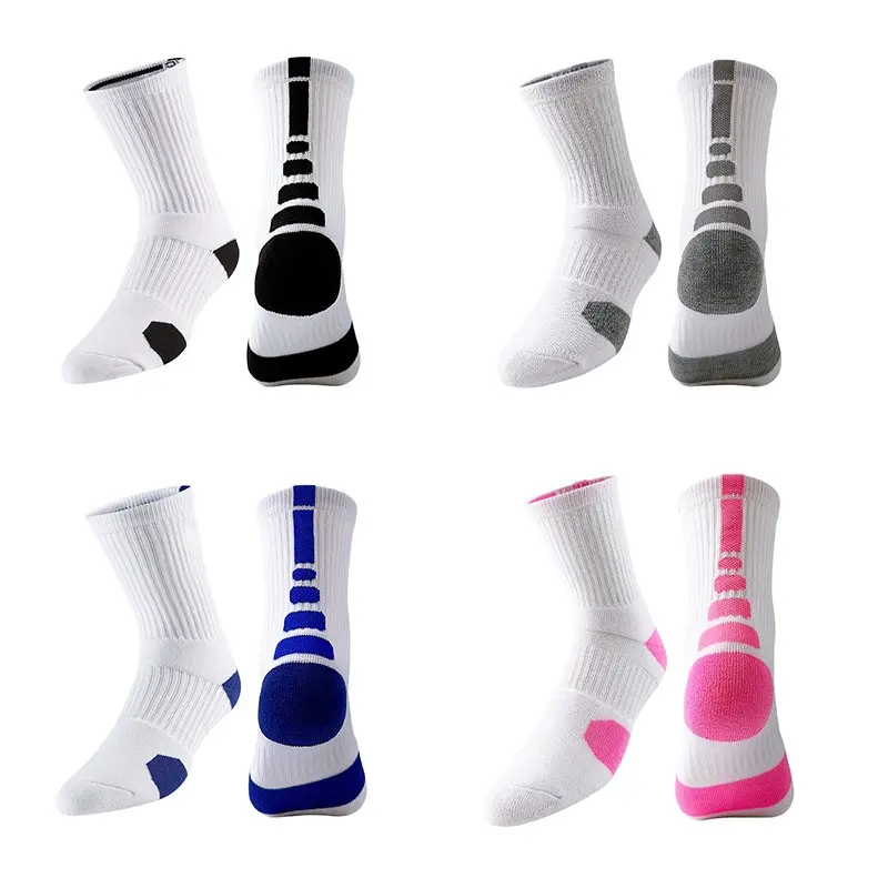 Vớ Thể Thao Elite Chuyên Nghiệp NBA, Vớ Bóng Rổ, Dành Cho Nam Giới, Sử Dụng Thực Dụng Mỹ, Thích Hợp Để Tập Luyện, Đáy Khăn Dày, Tất Trung Bình Sport