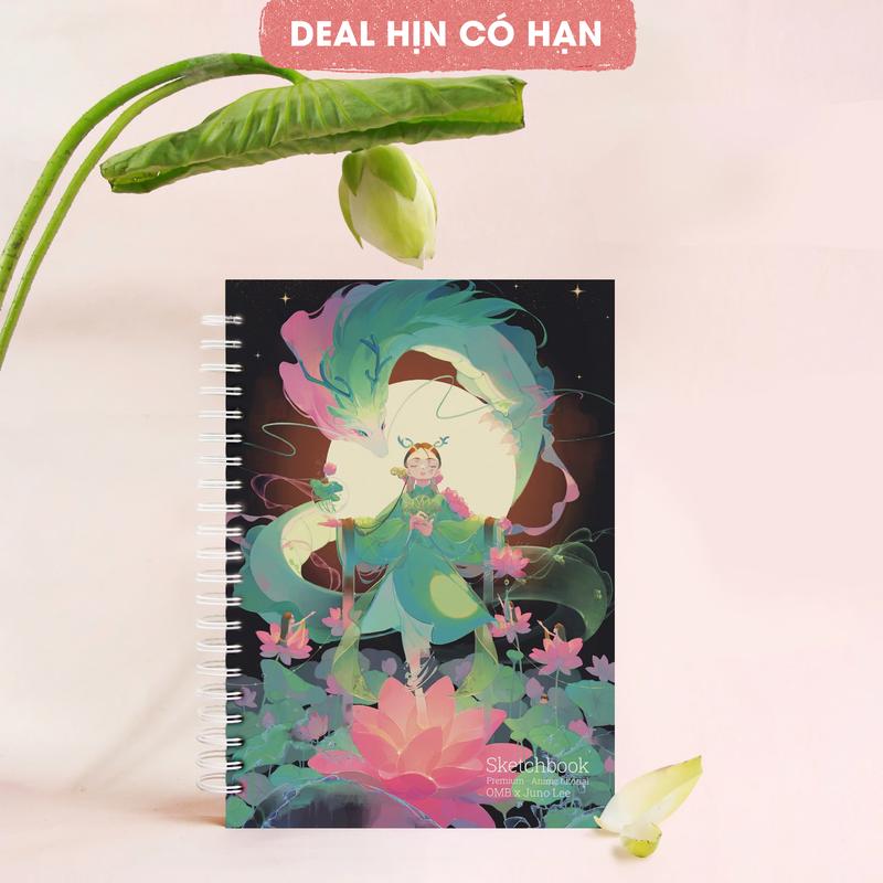 Sổ Vẽ Đa Chất Liệu Ong Mặt Bự - Sổ Phác Thảo SEN - Lỗi 1 Đổi 1 - Sketchbook Không Kèm Tài Liệu Vẽ