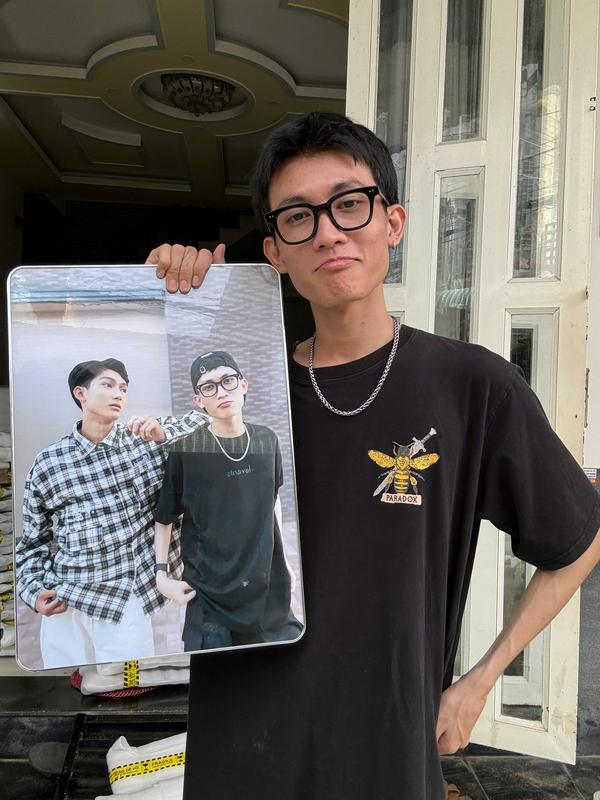 35x50 cm Bo Viền Ảnh tráng gương 4K HD treo tường