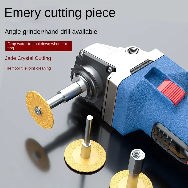 Electric Hand Drill Silicon Carbide Cutting Disc Electric Grinding Small Slice Saw Blade Beautiful Seam Clear Seam Glass Jade Grinding Wheel Polishing Pad