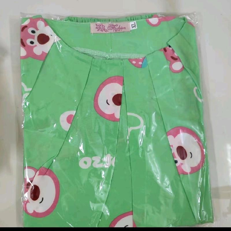 Đồ Ngủ Quần Đùi Có Túi Áo Dây Hình Thú lụa manggo (40kg đến 65kg) Nữ Women Voi Nhung Top Quần Ngủ Pijama 3
