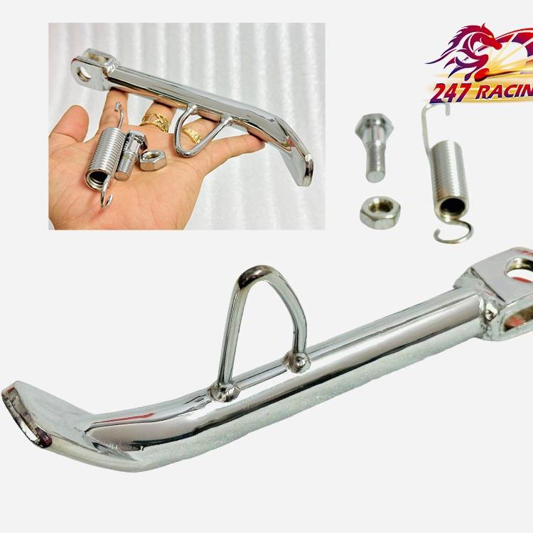 Chân Chống inox XIKEN kèm lò xo và ốc gắn xe máy Sirius Wave Dream Exciter Winner Airblade....