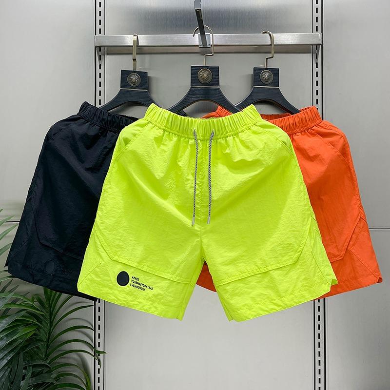 Product Introduction of Summer simple and versatile quick drying casual shorts for men, fashionable and loose five quarter pants, Korean version, internet famous, breathable beach pants 10