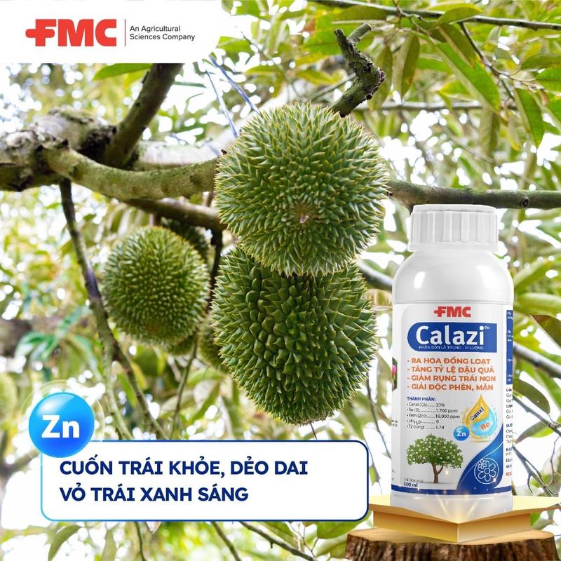 1 Chai 500Ml Phân bón lá Canxi Bo Kẽm pha 400- 800L.Giúp dai cuống hoa, Chống Rụng Hoa, Rụng Trái non Thối Trái, Nứt Trái, Giúp Xanh Lá, Bóng Lá, Mướt Lá, Có thể pha chung với các thuốc BVTV khác.