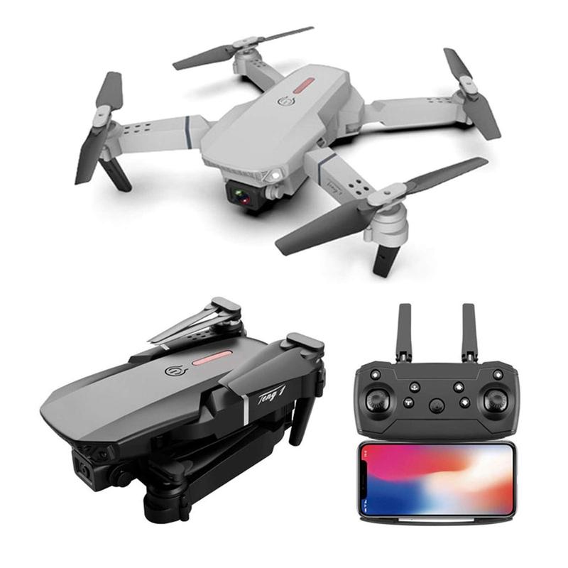 Máy bay không người lái E88 Max, mới, camera kép, chất lượng 4K, thời gian bay 15 phút, pin 1800mAh, chức năng WiFi, điều khiển từ xa, tương thích với điện thoại 4