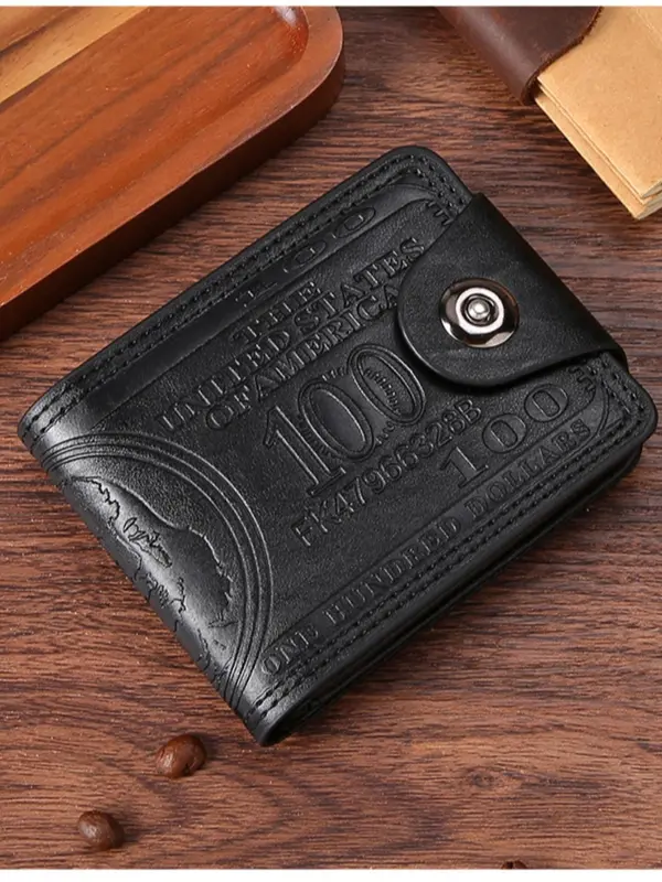 Men's Vintage Style Wallet, Casual Trendy Card Holder, Fashionable Wallet for Daily Use 4