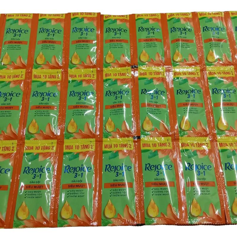 10 dây dầu gội rejoice siêu mượt dưỡng tóc (1dây 10 gói hoặc 12 gói)