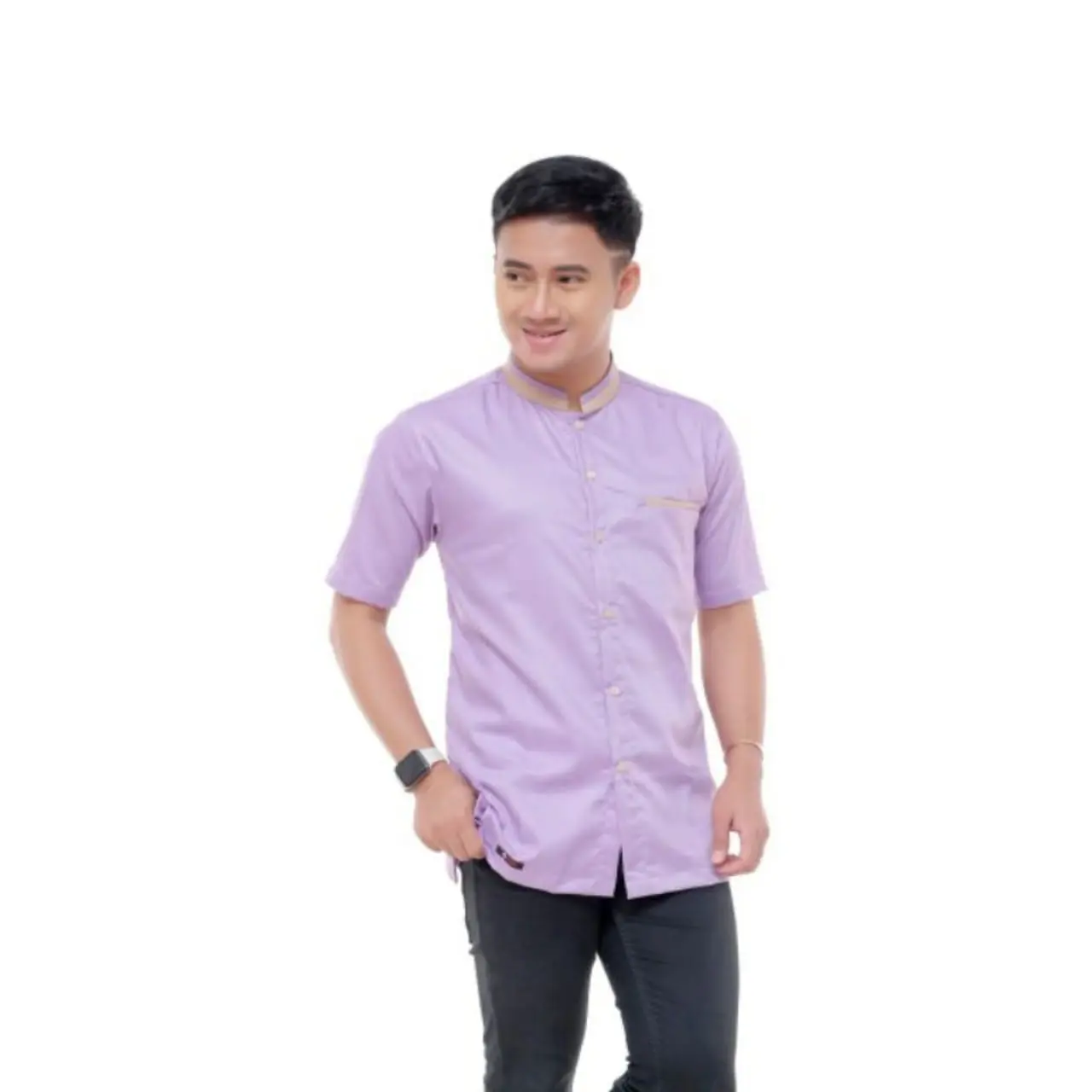 Koko couple ayah anak warna lilac