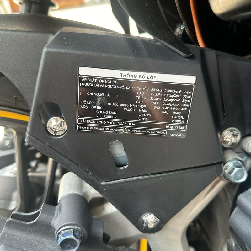  Tem thông số lốp xe Air Blade các đời dán cho Vario 125 150 NHÃN DÁN DECAL xemay phụ kiện crom 