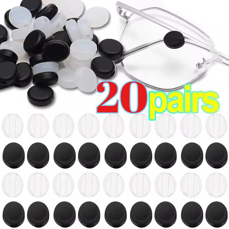 1/10/20Pairs Transparent Round Silicone Glasses Leg Grip Cover - TikTok ...