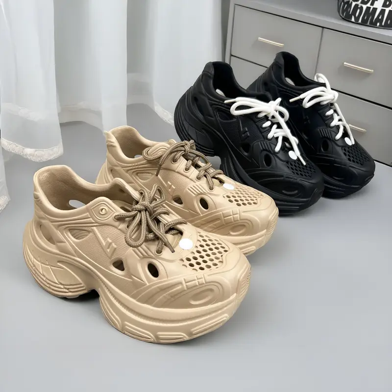 Sandal olahraga wanita EVA Sandal wanita bersol tebal  Sandal Baim Stiker Aksesoris TERBARU VIRAL wanita Sandal Slop Karet /UK 35-40 Sendal 0