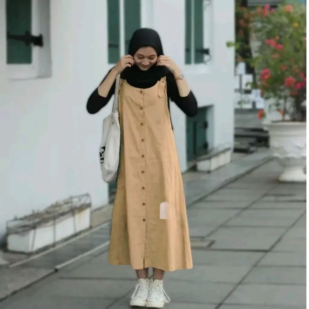 overall wanita overall dewasa Katun drill great a