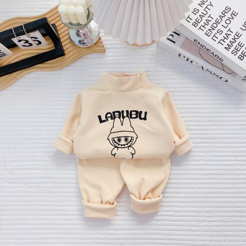 Product Introduction of [ Loại Đẹp ]  Bộ Zip Lông QC Giữ Nhiệt Cho Bé In Hình LaBuBu , An Toàn , Phù Hợp Với Thời Tiết Mùa Đông ,Size Từ 3 - 15 Kg  ( BÉ Dưới 3.5 Tuổi) 4